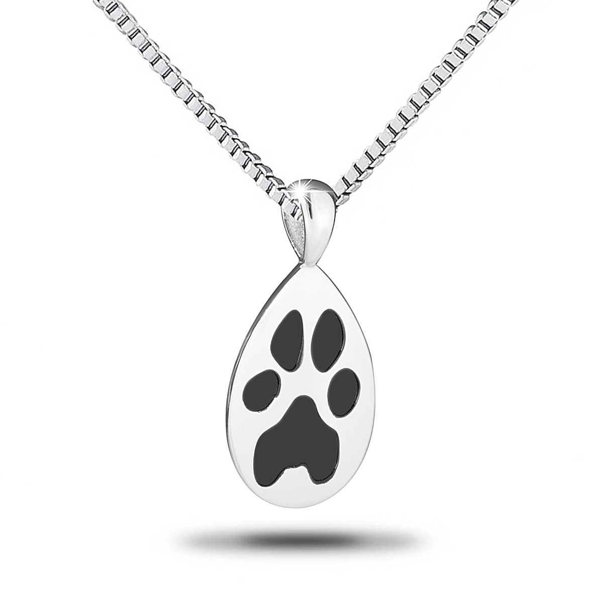 Kenzie Custom Paw Print Teardrop